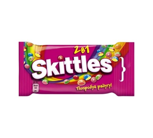Драже skitlles жевательная в сахарной глазури 38г м/у