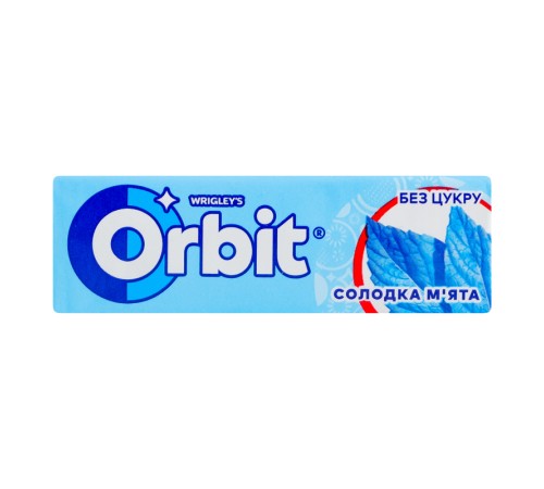 Жевательная резинка wrigley's Orbit сладкая мята 13.6г м/у