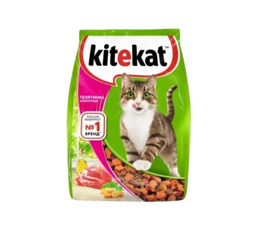 Корм для кошек kitekat сух телятинка аппетитная 18x 350г 10132145