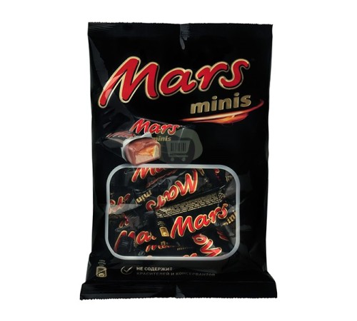 Шоколадные батончики Mars minis, 182г, 2261