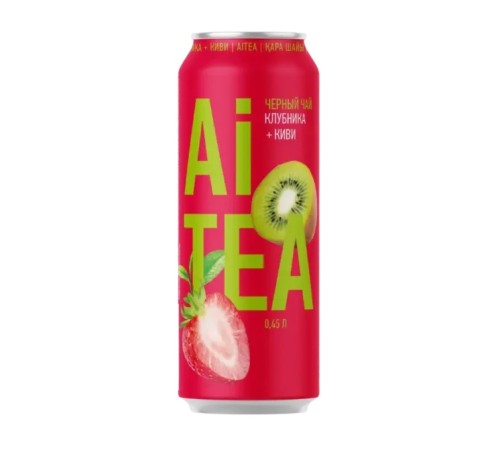 Напиток Ai Tea Клубника-Киви ж/б 450мл Напиток Ai Tea Клубника-Киви ж/б 450мл