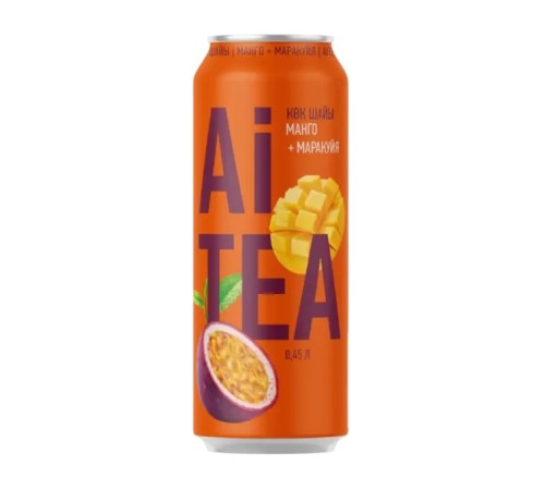 Напиток Зеленый чай Ai Tea манго-маракуйя 0,45л