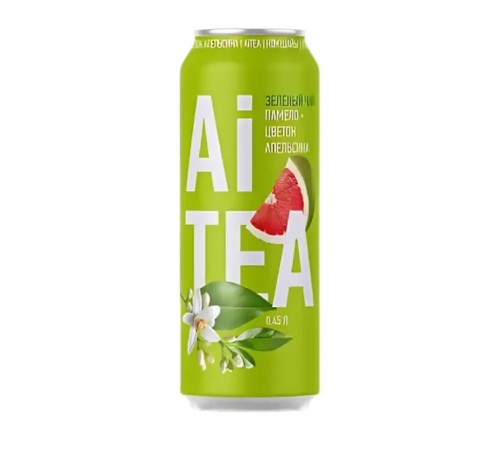 Напиток Зеленый чай Ai Tea помело-цветок апельсина 0,45л