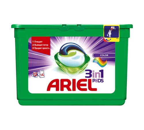 Ariel Авт.Гель Liquid Caps Color 12х19,5 гр Ariel Авт.Гель Liquid Caps Color 12х19,5 гр