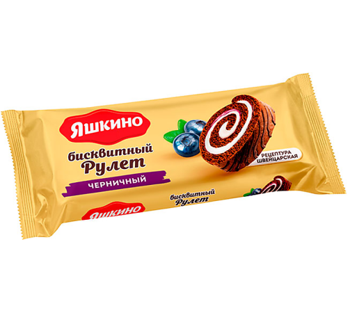 Рулет-Черника Яшкино 200гр