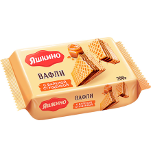 Вафли-Сгущенка Яшкино 200гр