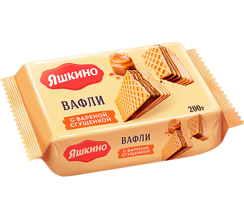 Вафли-Сгущенка Яшкино 200гр