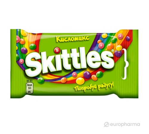 Драже Mars skittles в кислой глазури 38г #2