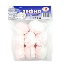 Зефир "Бело- розовый" ТМ "Конфетки Бараночки" 300гр