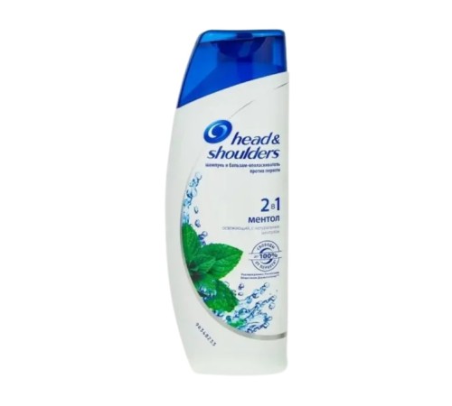 Шампунь Head&shoulders 2в1 Ментол 200мл