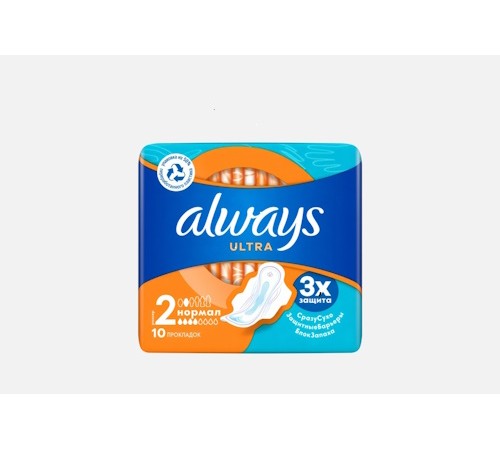 Always Прокладки Ultra Normal Plus 10шт