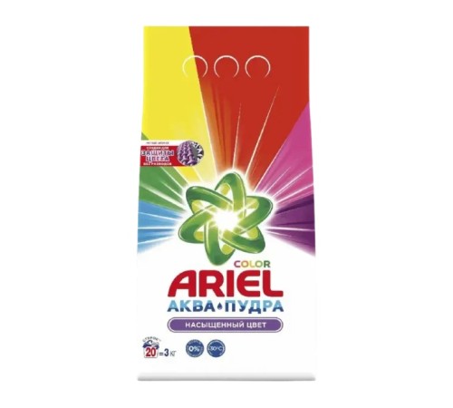 Стиральный порошок Ariel автомат дисплей Color-ленор 2в1 3кг /4