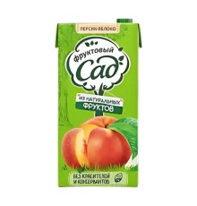Нектар фруктовый Сад яблоко-персик tetrapak 1.93л