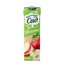 Фруктовый Сад 0.95л яблоко осветлен. нектар