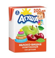 Аг.Сок Ябл-Вишня 200мл