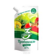 Майонез 3 желания провансаль 67% 150г верт