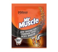 Средство для прочистки канализационных труб mr.muscle 70г гранулированное, ш/к 00177
