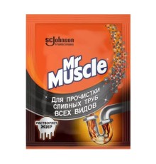Средство для прочистки канализационных труб mr.muscle 70г гранулированное, ш/к 00177