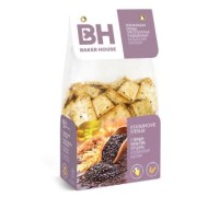 Хлебцы baker house итальянские с отрубями черным кунжутом и оливковым маслом 250г мяг/уп