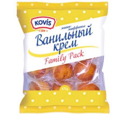 Маффины kovis мини ванильные 470г мяг/уп