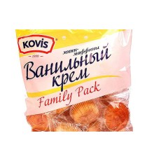 Маффины kovis мини ванильные 470г мяг/уп