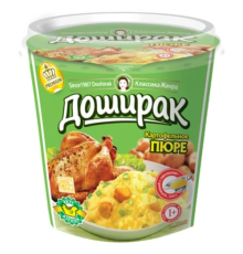 Картофельное пюре доширак Премиум со вкусом курицы 52г