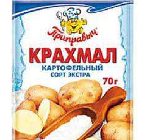 Крахмал картофельный (сорт высший) 70г Крахмал картофельный (сорт высший) 70г
