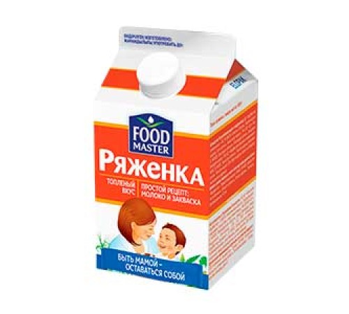 Ряженка фуд мастерден tetrapak 500г