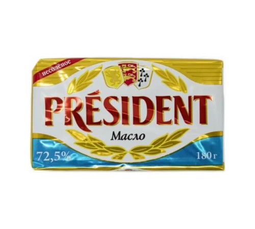 Масло 82% президент высший сорт