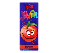 Juicy junior 0.2 л персик нектар