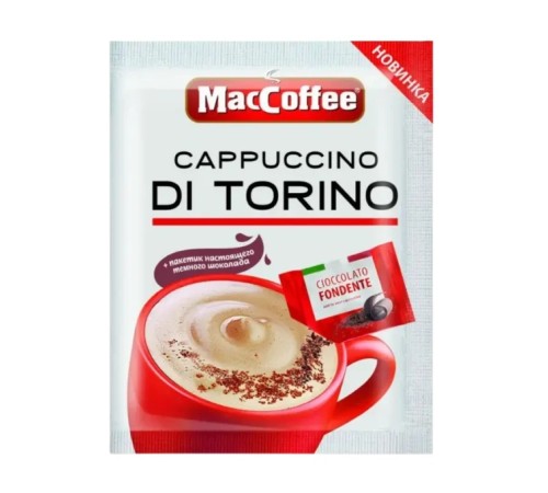 Кофейный напиток maccoffe растворимый с темным шоколадом 3в1 25г мяг/упак