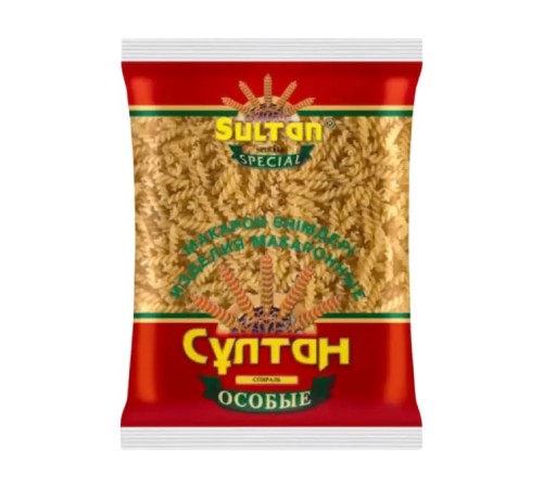 Макароны султан спираль особые 400г м/уп