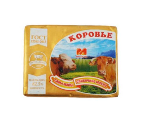 Масло Коровье 82,5% 180 гр