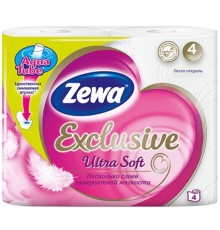 Zewa Exclusive Ultra Soft 4сл 4рул