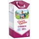 Сливки домик в деревне стерилизован 20% 480г tetrapak