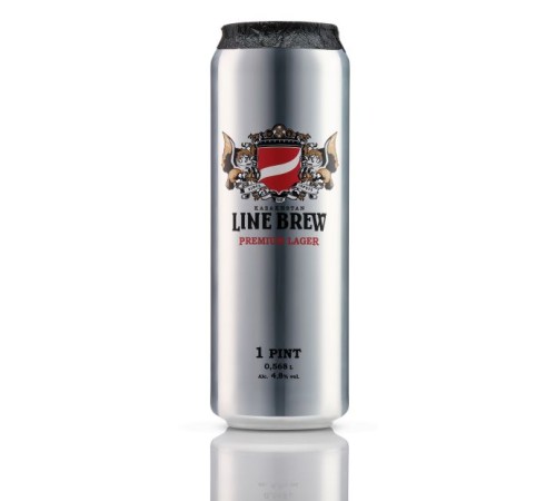 Пиво Line Brew Premium Lager 0,568 л.ж/б