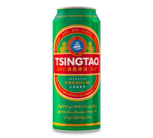 Пиво tsingtao светлое 4.7% жб 0.5л