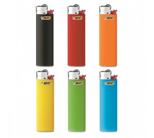Зажигалка BIC одноразовая не прозрачная