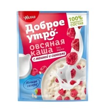 Каша увелка овсяная с малиной 40г мяг/уп