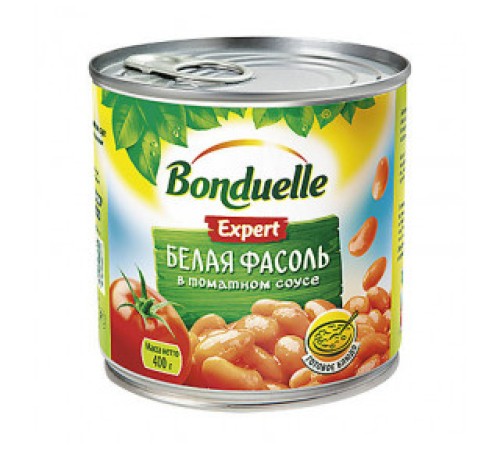 Консервы Bonduelle белая фасоль жб 400г