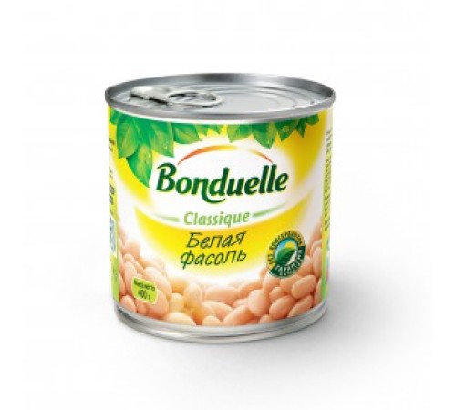 Консервы Bonduelle белая фасоль жб 400г
