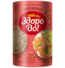 Хлебцы цельнозерновые "Здорово" Гречневые 100 гр