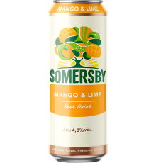 Пивной напиток Somersby Beer mix Mango Lime 0,43л., ЖБ