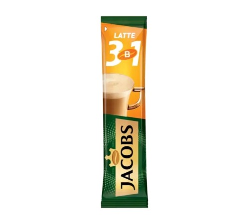 JACOBS 3 в 1 "Латте" 10*24*13г