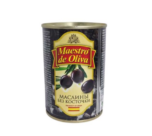 Маслины Maestro de oliva без косточки 280г х 24 Испания