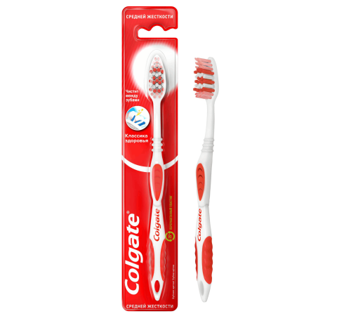 Colgate классика здоровья средняя зубная щетка, Colgate Palmolive