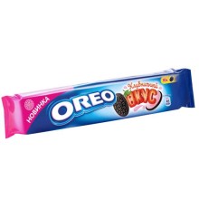 Печенье OREO 95г с какао и кремовой начинкой со вкусом клубники