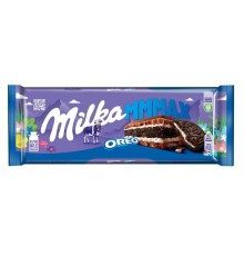 Шоколад stollwerck milka oreo молочный с печеньем 300г