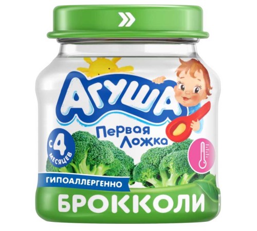Агуша Пюре Брокколи 80г