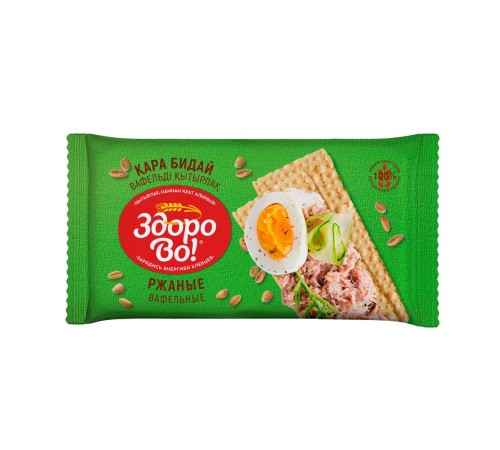 Хлебцы вафельные Здорово! Ржаные 70 гр